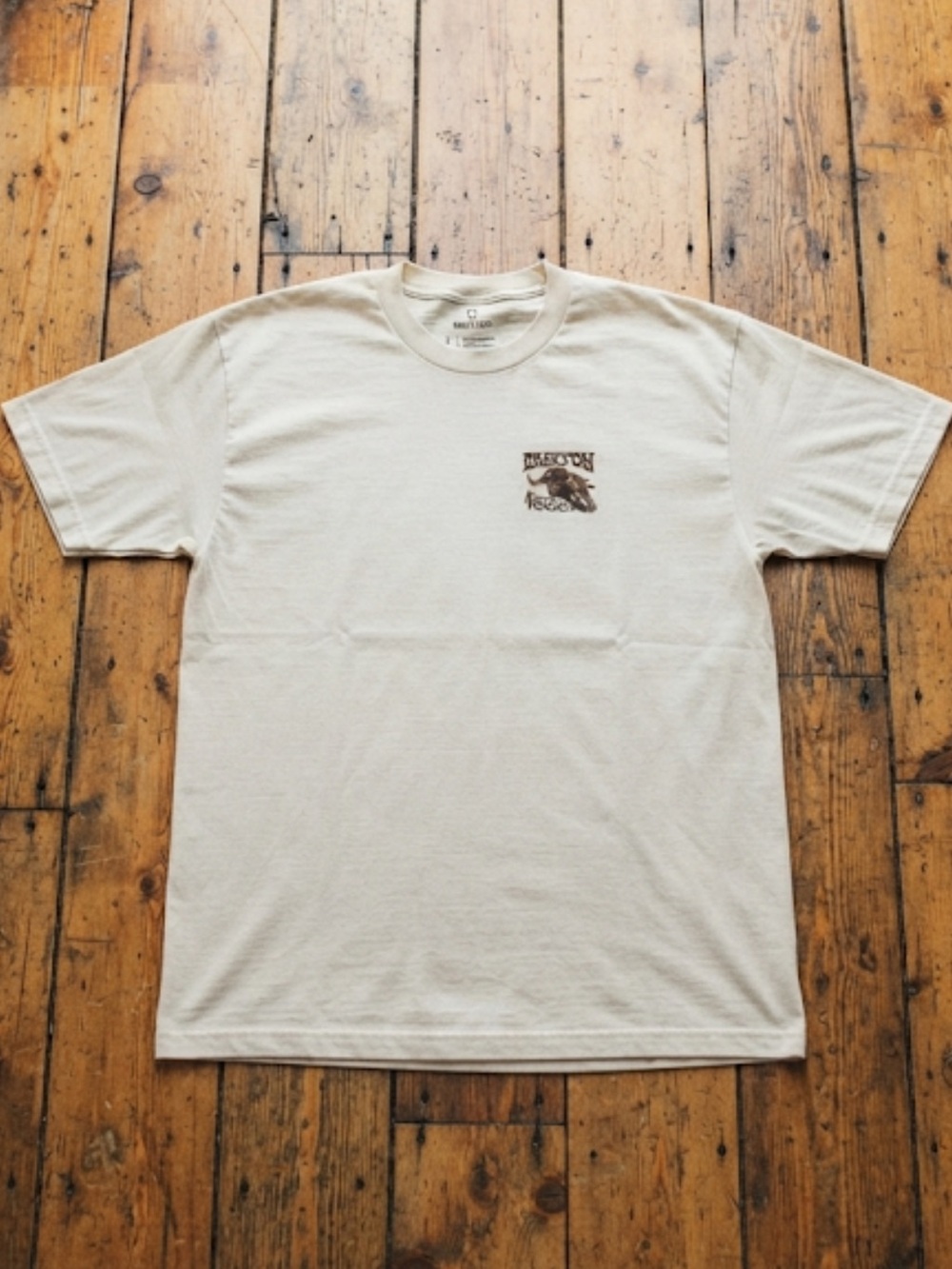 Brixton Cream Short-Sleeve Graphic Shirt Size Large